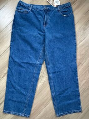 NWT Sorel Men's Classic Relaxed Straight Fit Blue Denim Jeans 42x32